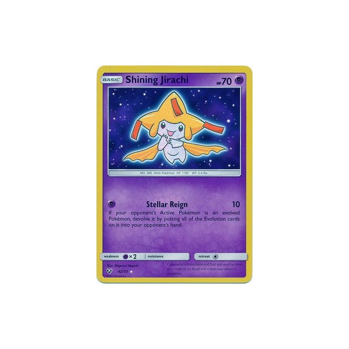 Shining Jirachi - 42/73 - Holo Rare