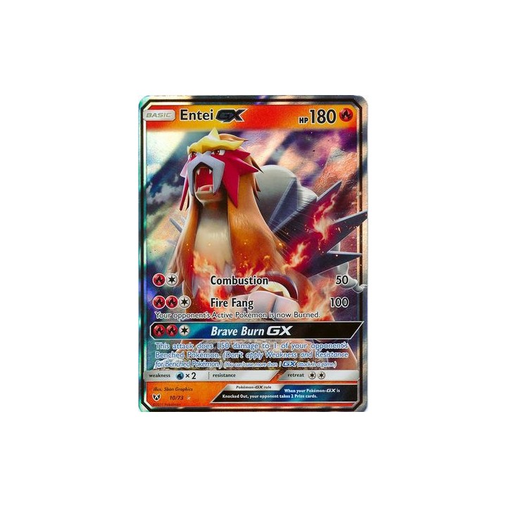 Entei GX - 10/73 - Ultra Rare