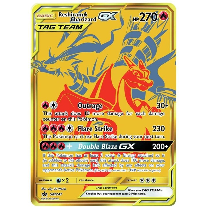 OUTLET Pokemon TCG: Reshiram & Charizard-GX Premium Collection