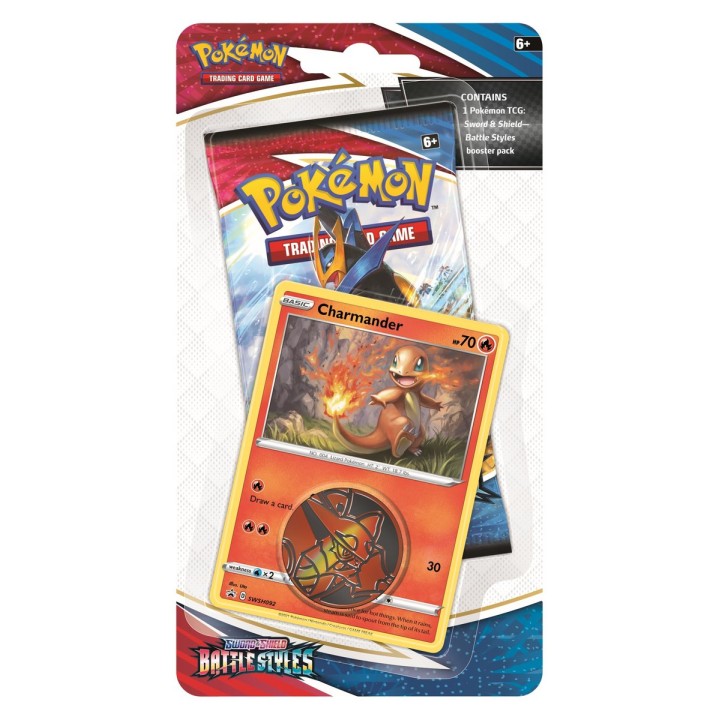 Pokemon TCG: Battle Styles Checklane Blister - Charmander