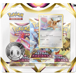 Pokemon TCG: Astral Radiance 3-Pack - Eevee