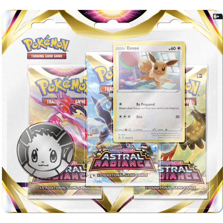 Pokemon TCG: Astral Radiance 3-Pack - Eevee