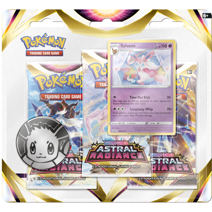 Pokemon TCG: Astral Radiance 3-Pack - Sylveon