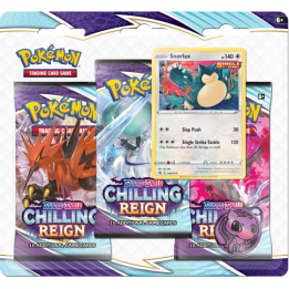 Pokemon TCG: Chilling Reign 3-Pack - Snorlax