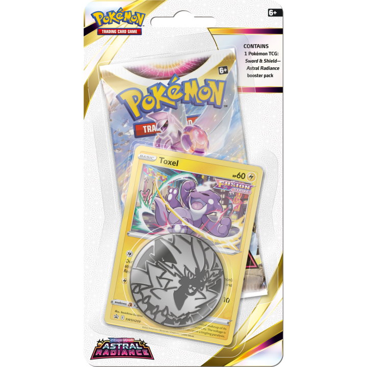 Pokemon TCG: Astral Radiance Checklane Blister Toxel