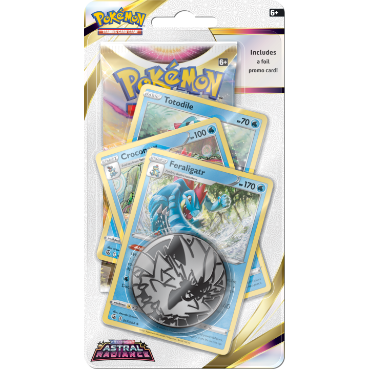 Pokemon TCG: Astral Radiance Booster Premium Checklane Blister Feraligatr