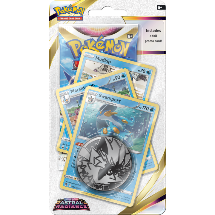 Pokemon TCG: Astral Radiance Booster Premium Checklane Blister Swampert
