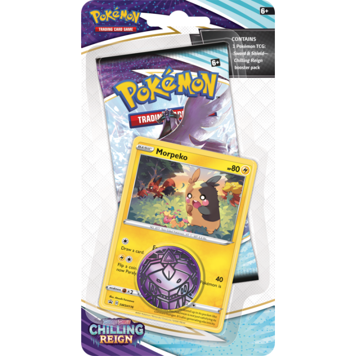 Pokemon TCG: Chilling Reign Checklane Blister - Morpeko