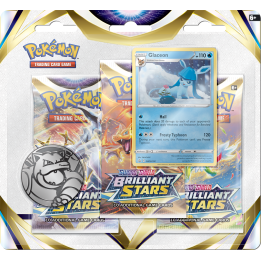 Pokémon TCG: Brilliant Stars 3-Pack Glaceon