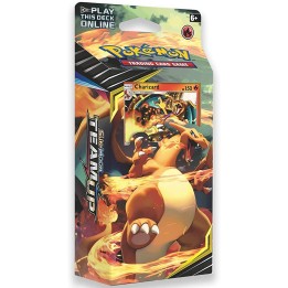 OUTLET Pokemon TCG: Team Up: Relentless Flame Theme Deck - Charizard - rozerwane opakowanie