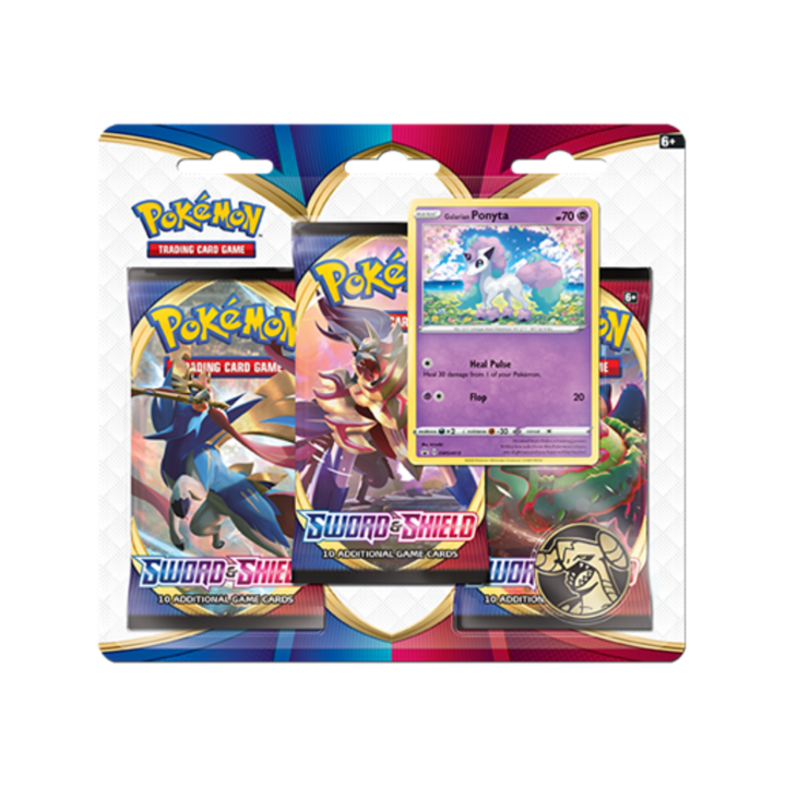 Pokemon TCG: Sword & Shield: Galarian Ponyta 3-Pack