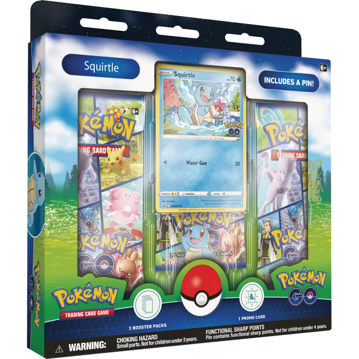 Pokémon TCG: Pokémon GO Pin Collection - Squirtle