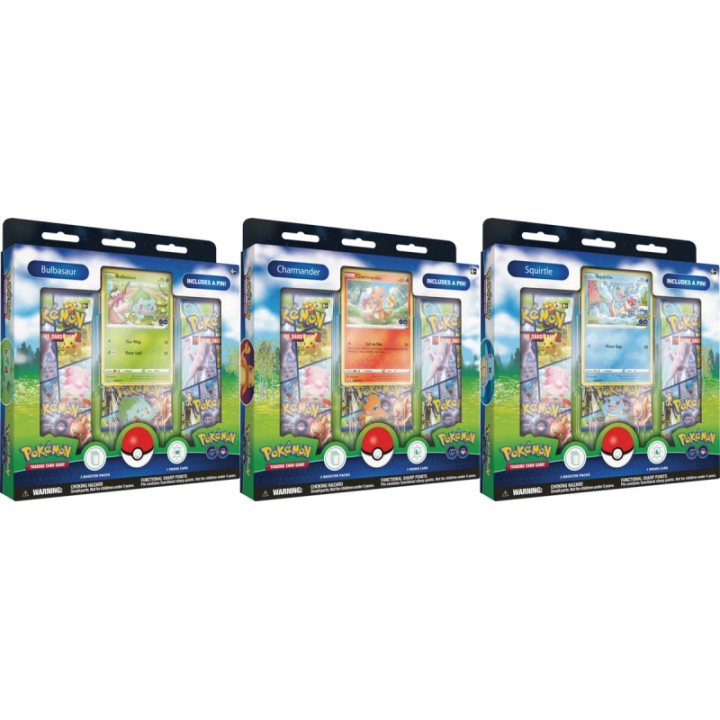 Pokémon TCG: Pokémon GO Pin Collection - zestaw 3 szt