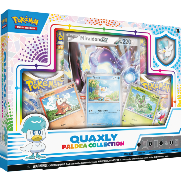 Pokémon TCG: Paldea Pin Box Quaxly