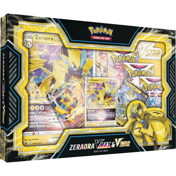 POKEMON TCG: Zeraora VMAX & VSTAR Battle Box