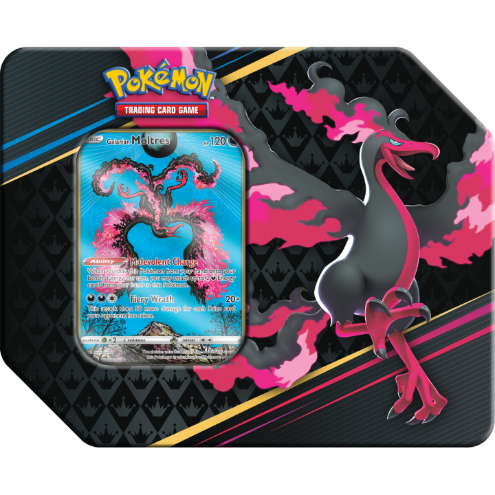 Pokémon TCG: Crown Zenith Mocku ART Tin - Moltres