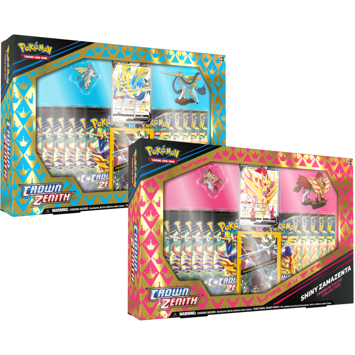 Pokémon TCG: Crown Zenith Premium Figure Collection - Zacian and Zamazenta Box