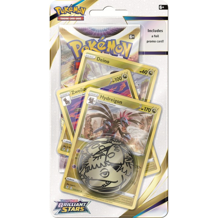 Pokémon TCG: Brilliant Stars Premium Checklane Blister Hydreigon