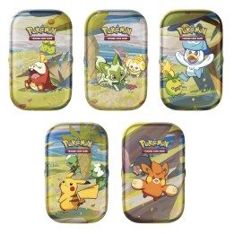 Pokémon TCG: Paldea Friends Mini Tin - Komplet - 5 szt