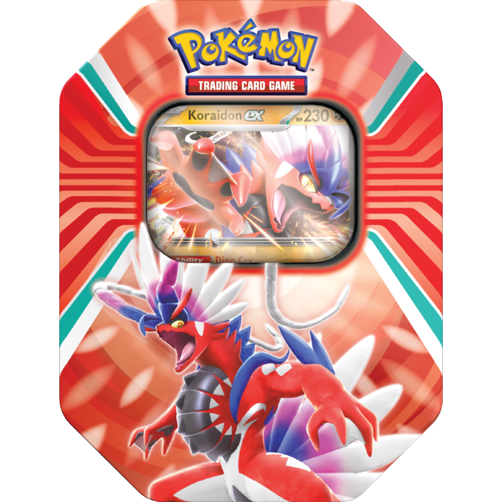 Pokémon TCG: Paldea Legends Tin - Koraidon