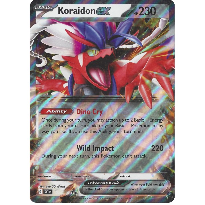 Koraidon ex - SVI 125 - Oversized Promo