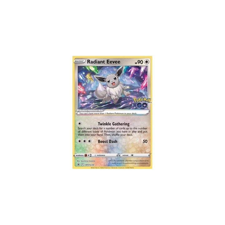Radiant Eevee - SWSH230 - Promo Card Holo