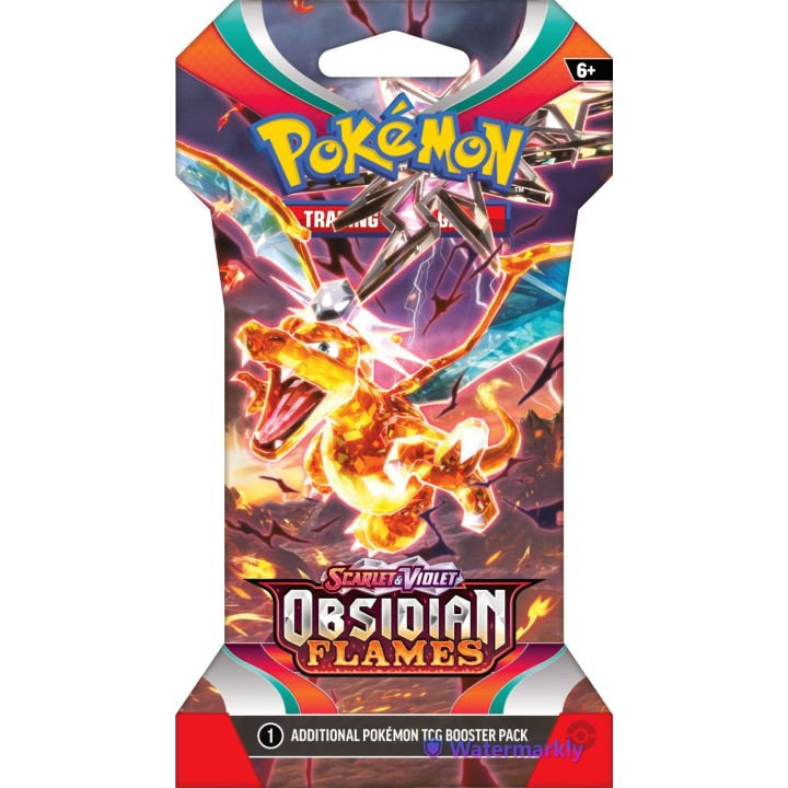 Pokémon TCG: Obsidian Flames - Sleeved Booster