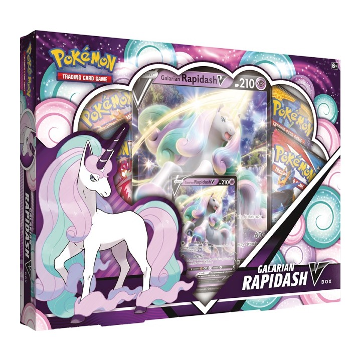 Pokemon TCG: Galarian Rapidash V Box