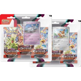 Pokémon TCG: Obsidian Flames - 3-pack (2 warianty)