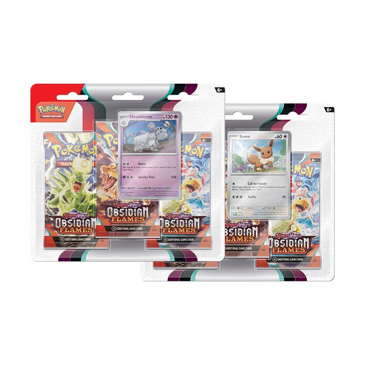 Pokémon TCG: Obsidian Flames - 3-pack (2 warianty)