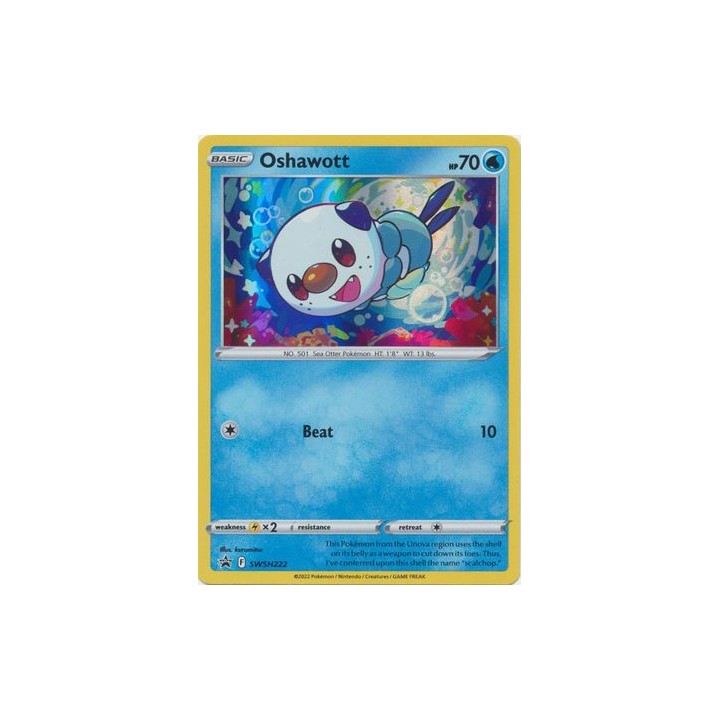 Oshawott - SWSH222 - Holo Promo