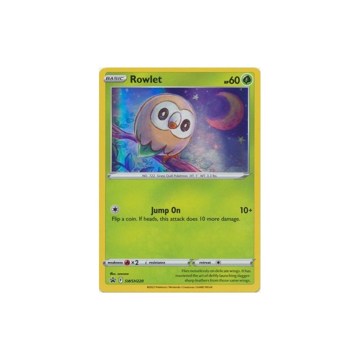 Rowlet - SWSH220 - Holo Promo