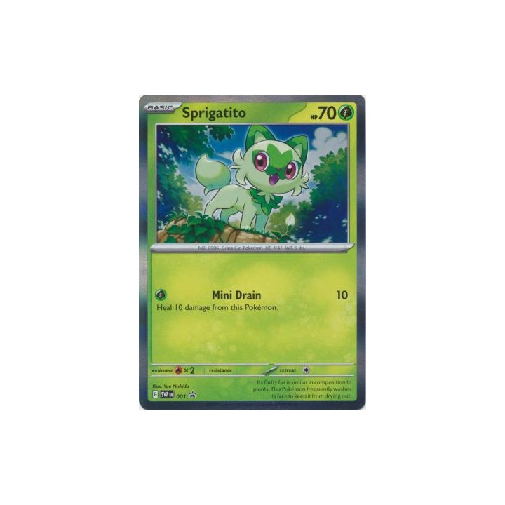 Sprigatito - SVP001 - Holo Promo