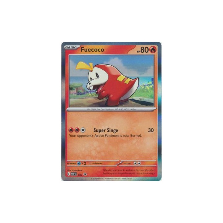 Fuecoco - SVP002 - Holo Promo