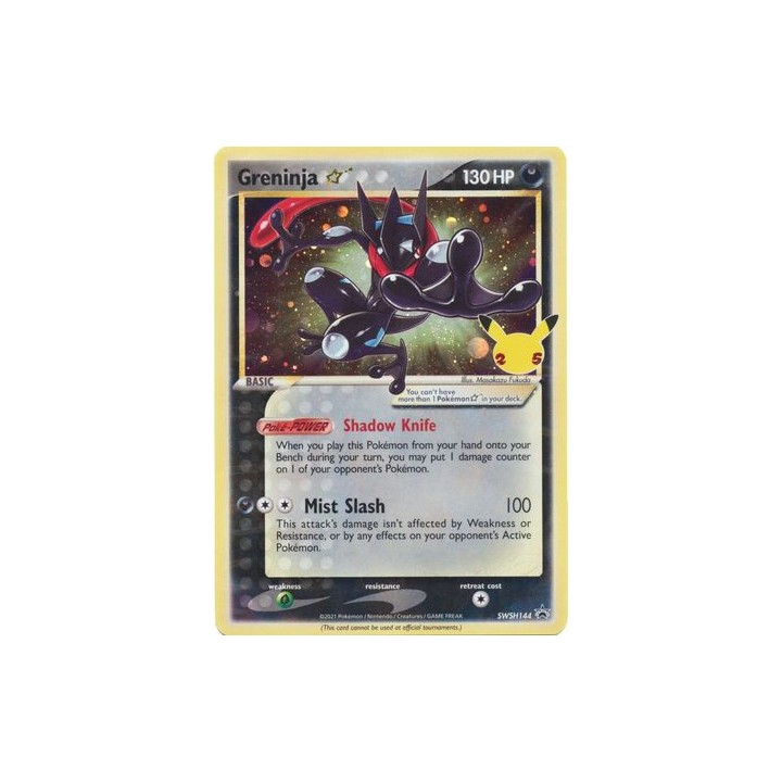 Greninja Gold Star - SWSH144 - Promo