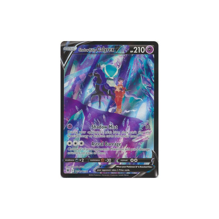 Shadow Rider Calyrex V - TG17/TG30 - Ultra Rare