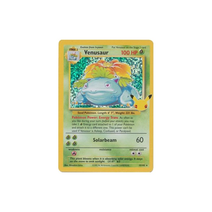 Venusaur - 15/102 - Holo Rare