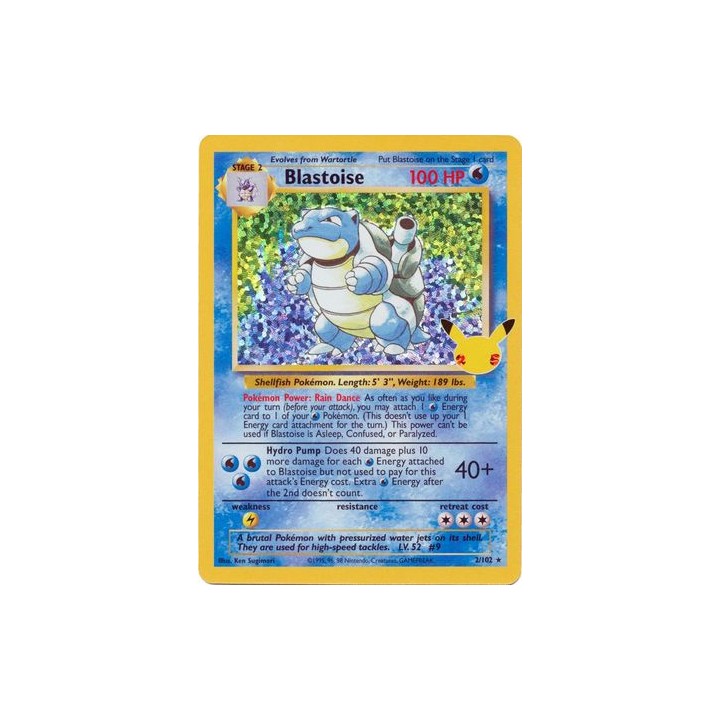 Blastoise - 2/102 - Holo Rare
