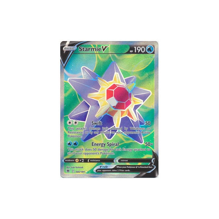 Starmie V - 166/189 - Full Art Ultra Rare