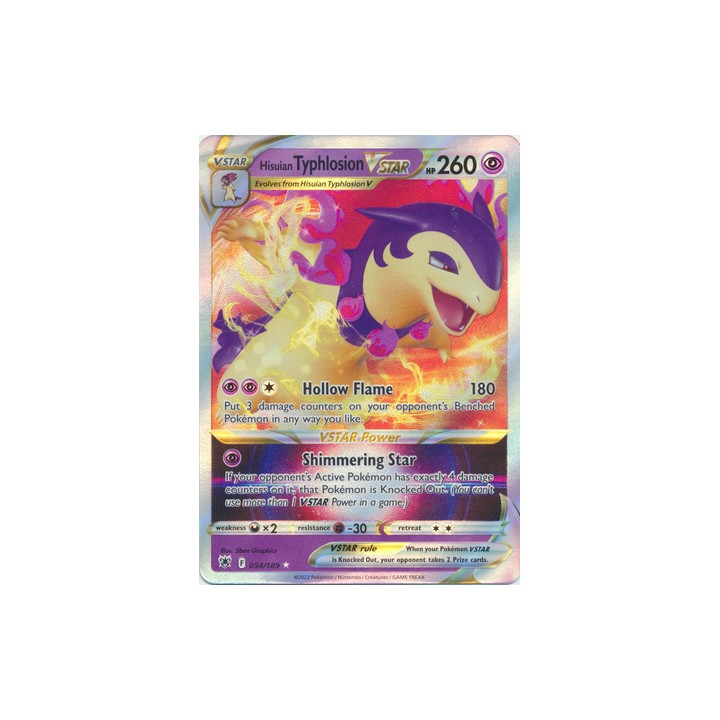 Hisuian Typhlosion VSTAR - 054/189 - Ultra Rare