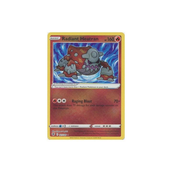 Radiant Heatran - 027/189 - Radiant Rare