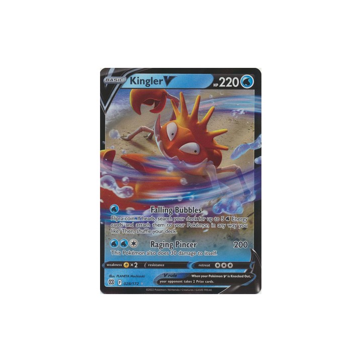 Kingler V - 028/172 - Ultra Rare