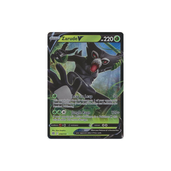 Zarude V - 016/172 - Ultra Rare
