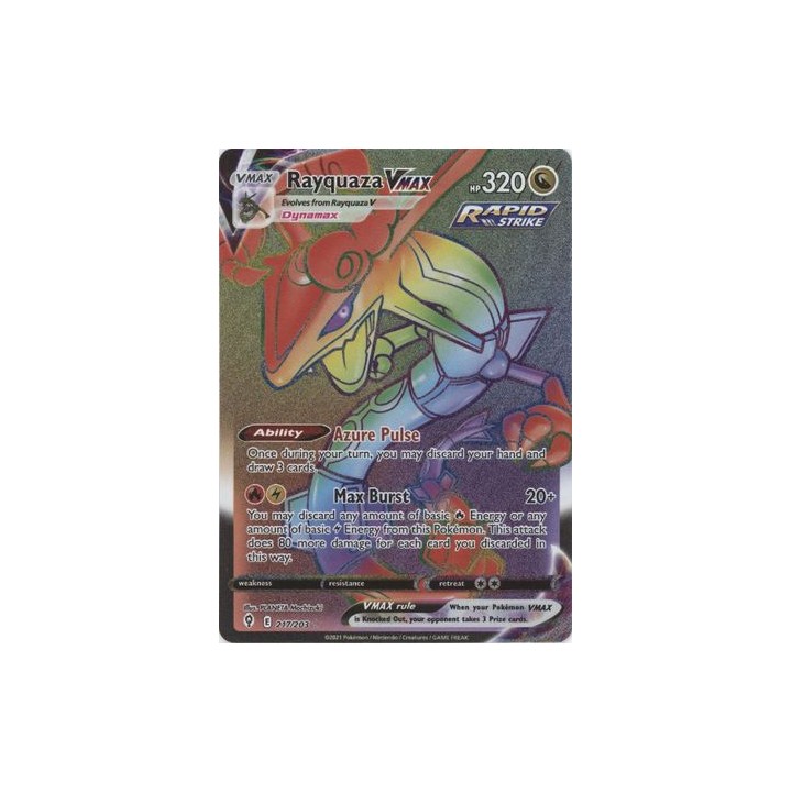 Rayquaza VMAX - 217/203 - Hyper Rare
