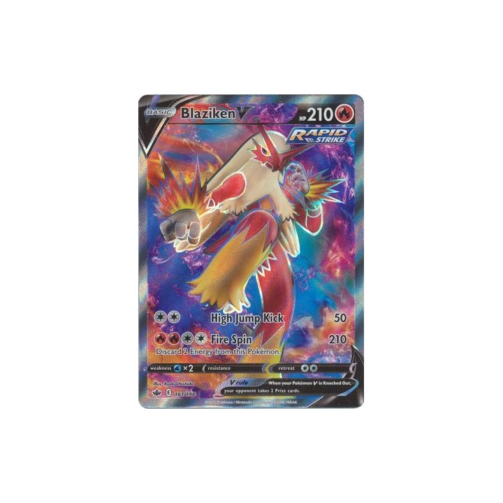 Blaziken V - 161/198 - Full Art Ultra Rare