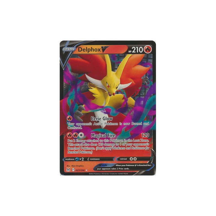 Delphox V - 027/196 - Ultra Rare