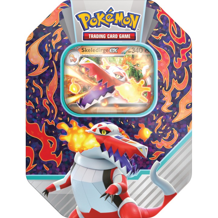 Pokemon TCG: Paldea Partners Tin Skeledirge