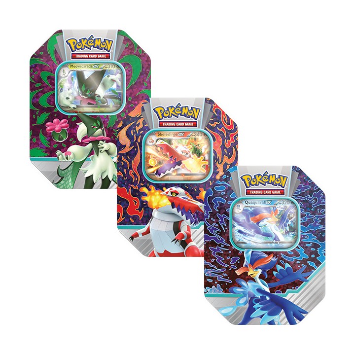 Pokemon TCG: Paldea Partners Tins - ZESTAW