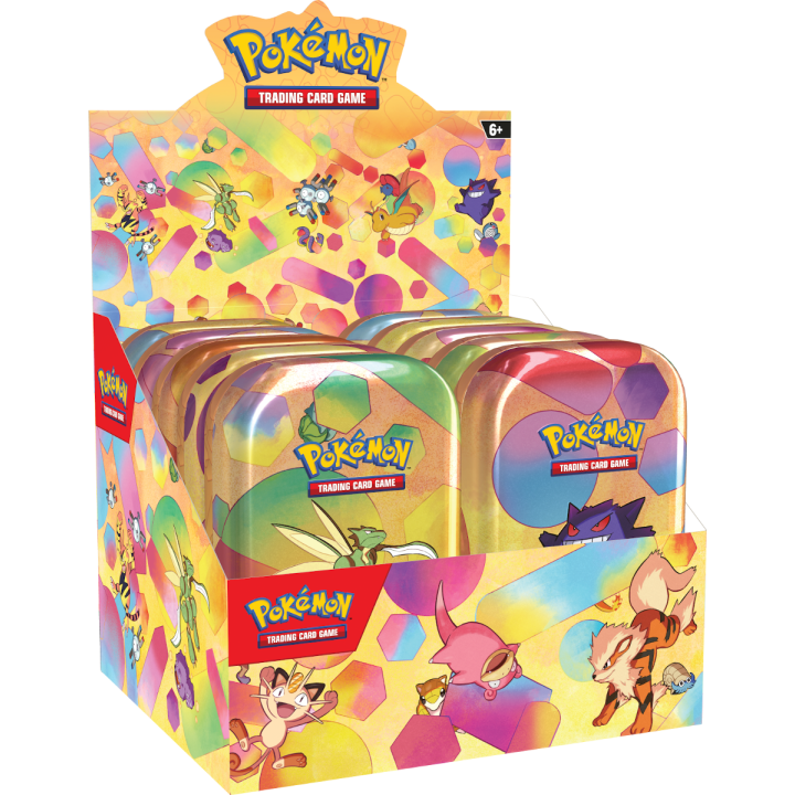 Pokemon TCG: Scarlet & Violet 151 - Mini Tin Display box (10 puszek)