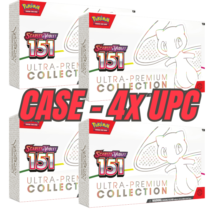 Pokemon TCG: Scarlet & Violet 151 - Ultra Premium Collection Mew - CASE ( 4x UPC)